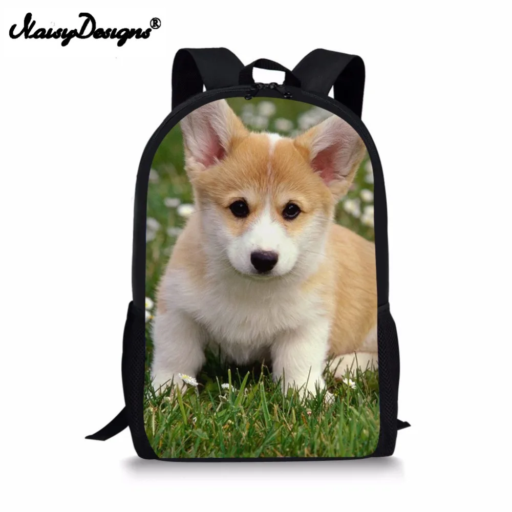 Buy Welsh Pembroke Print Kids School Bag