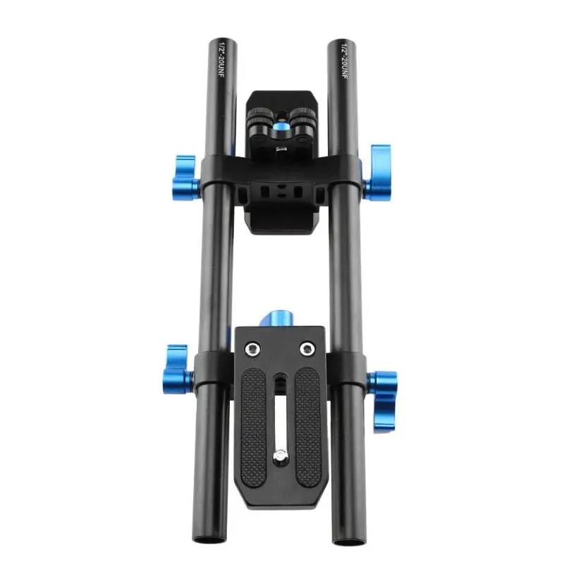 

Universal Aluminium Alloy Rail System SLR Camera DV Slider Track Video Stabilizer Rail Track with 1/4 3/8 Screw Mount Adapter