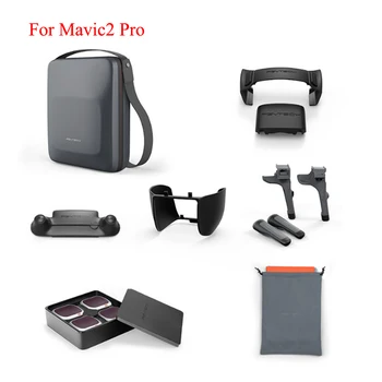 

PGYTECH Accessories Combo for MAVIC 2 Pro Carrying Case Propeller/Control Stick Protector Lens Hood ND Filter Landing Gear/Pad