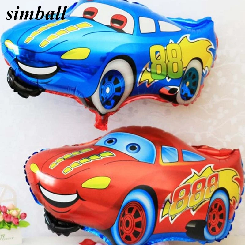 

66*49cm Large Size Cartoon Car Foil Balloon Inflatable Helium Balloons Wedding Decoration Happy Birthday Party Supplies Balloons