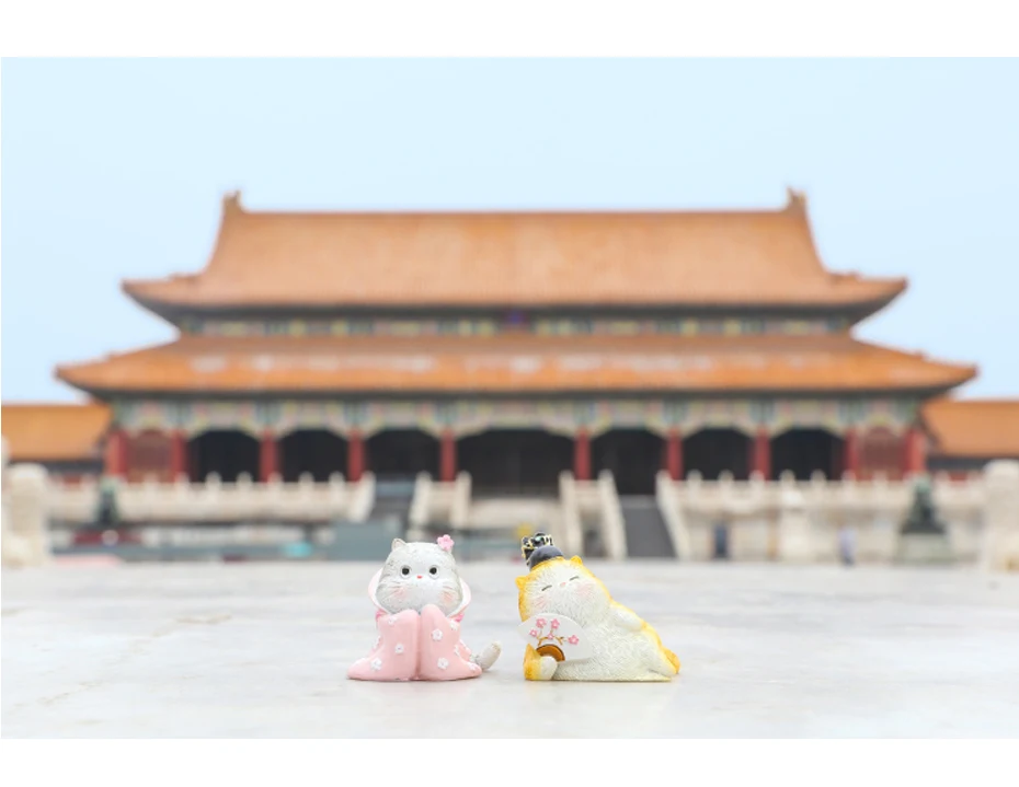 Mini Forbidden City kitten ornaments toys 19