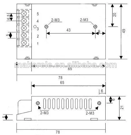 AC110V 220 V Переключая Питание Вход мини Размеры ультра-тонкие небольшие новая модель 12 V 0.83A 10 Вт Питание MS-10-12