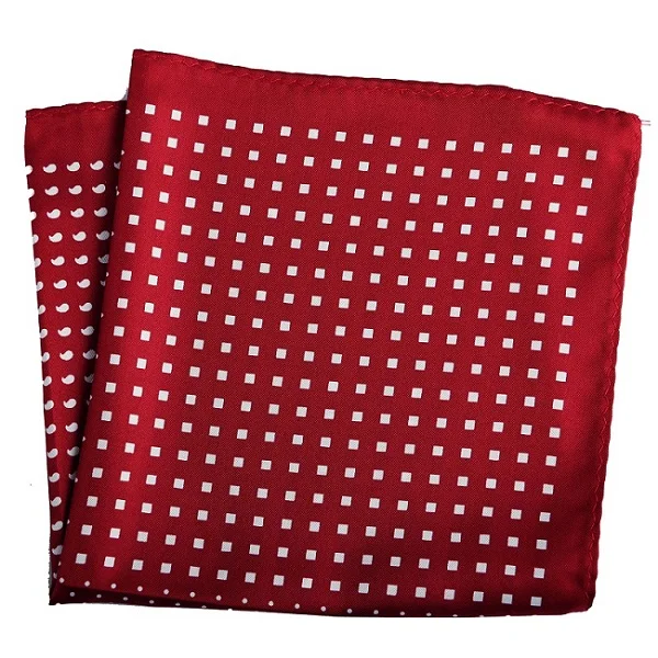 PH139 Pocket Square Портной Смит мужской платок цветочный якорь клетчатый горошек печатных носовой платок из полиэстера бизнес Карманный квадратный 33x33 CM - Цвет: PH139 Pocket Square