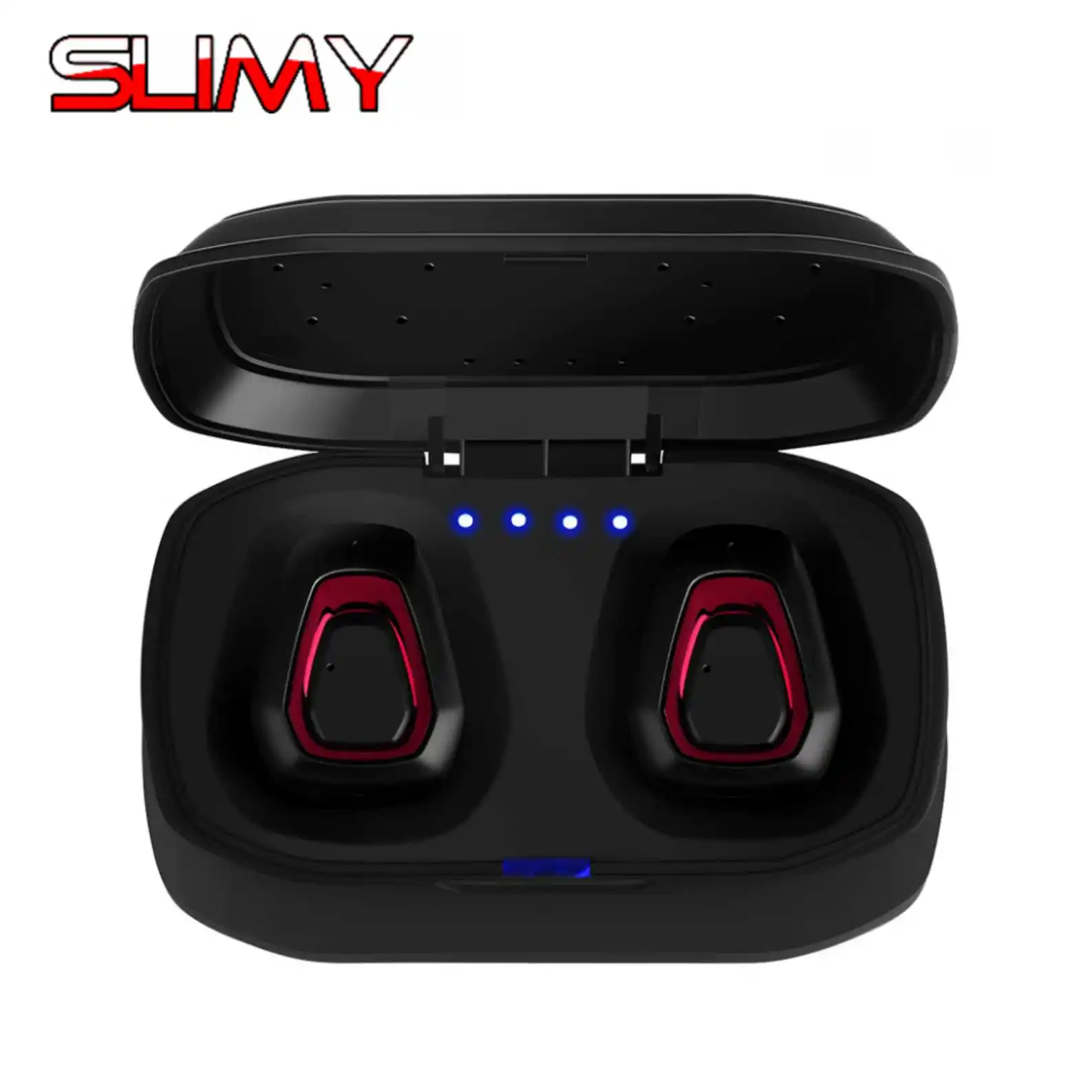 

Slimy A7 TWS Wireless Bluetooth Headset Stereo Handfree Sports Bluetooth Earphone With Charging Box For iphone Android PK X2T i7
