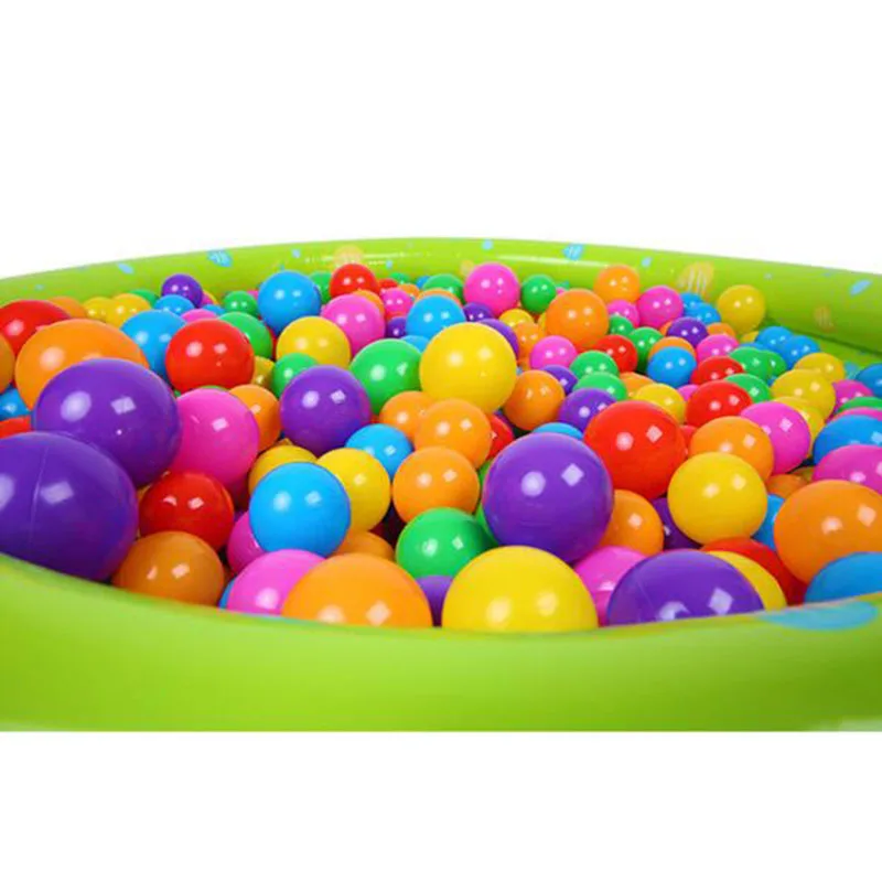 200pcs Ocean Wave Ball Soft Balls Pits Water Pool Amusement Park Colorful Stress Air Ball Outdoor Sport Funny Kids Bath Toy Ball