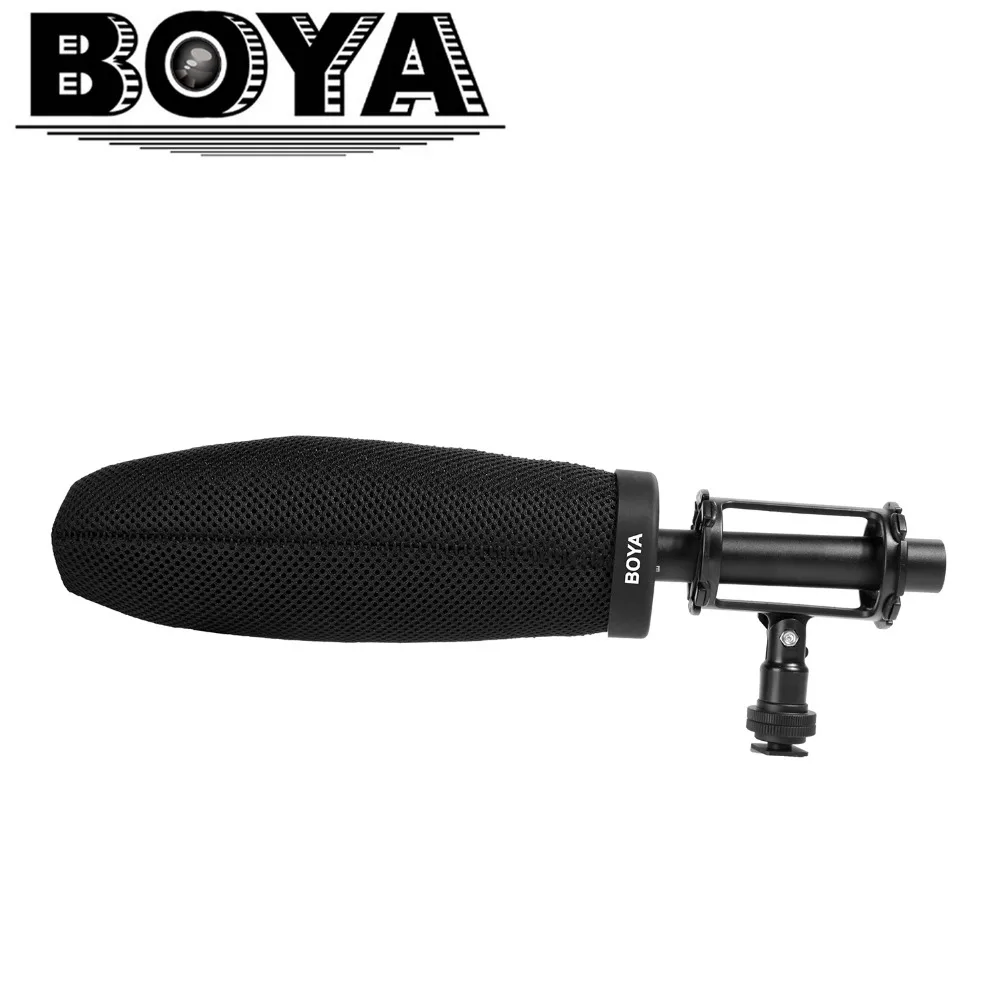 BOYA by-t180 внутри глубина 180 мм Профессиональный лобовое стекло для пушка Микрофоны