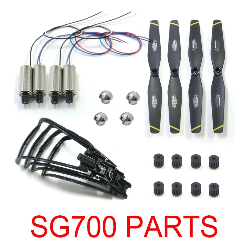 

SG700 SG 700 RC Drone Parts Engines Motors Blade Gears Propeller Guard Frame Ring Fixed Cover Original Quadcopter Accessories