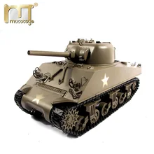 Готов к Запуску Мату 1:16 1/16 Полный 100% M4A3 (75) W Шерман Металла RC Танк Recoil баррель версия, игрушка бака, металл модель
