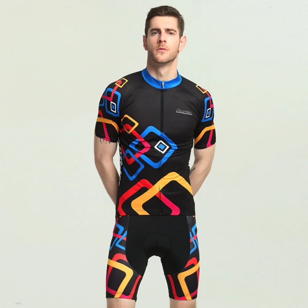 

Ropa Ciclismo Cycling Set Men's Maillot Ciclismo Reflective Cycling Jerseys & Bike Shorts Set Equipe Cycling Clothing Kit