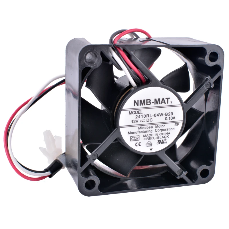 

COOLING REVOLUTION 2410RL-04W-B29 6cm 60mm fan 6025 12V 0.10A Double ball bearing computer CPU fan and washer cooling fan