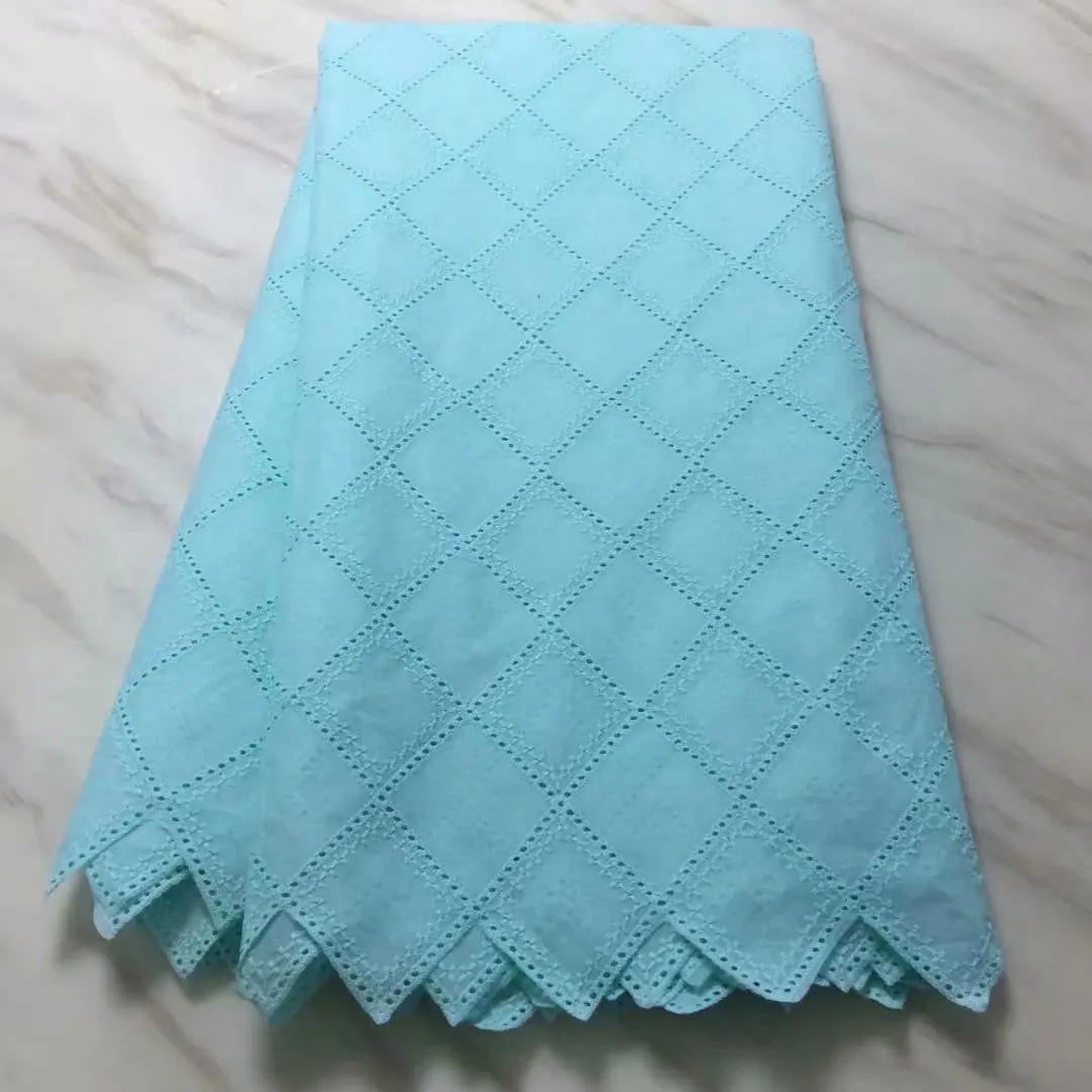 

excellent design African Dry Lace Fabric Swiss Voile High Quality Laser Cutting Laces Fabric Embroidered Nigerian For wedding F1