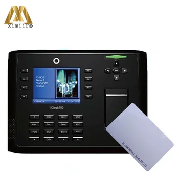 

Linux System 3.5inch Screen With Camera 8000 Users Iclock700 RFID Card Reader Fingerprint Time Attendance Access Controller