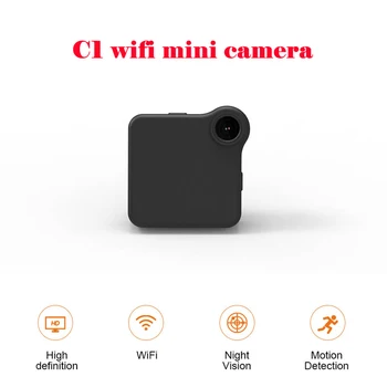 

C1WIFI P2P Mini Camera HD 720P CAMSOY Wearable IP Camera Motion Sensor Bike Body Micro DV DVR Magnetic Clip Voice Recorder