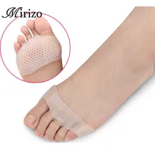 Дышащие Мягкие силиконовые гелевые подушечки для пальцев ног на высоком каблуке, амортизирующие, противоскользящие, плюсневая подкладка для ног