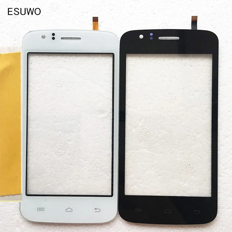 

ESUWO New 4.0" Sensor Touchscreen Glass For Explay Atom Touch Screen Digitizer Panel Replacement Black White Color