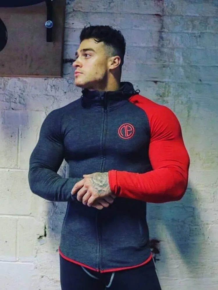 2019 Весна для мужчин открытый спортивная куртка бег баскетбол Professional молния