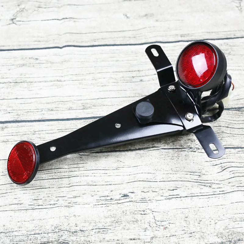 vintage motorcycle custom classic LED tail light rear brake stoplight stop lamp with bracket | Автомобили и мотоциклы