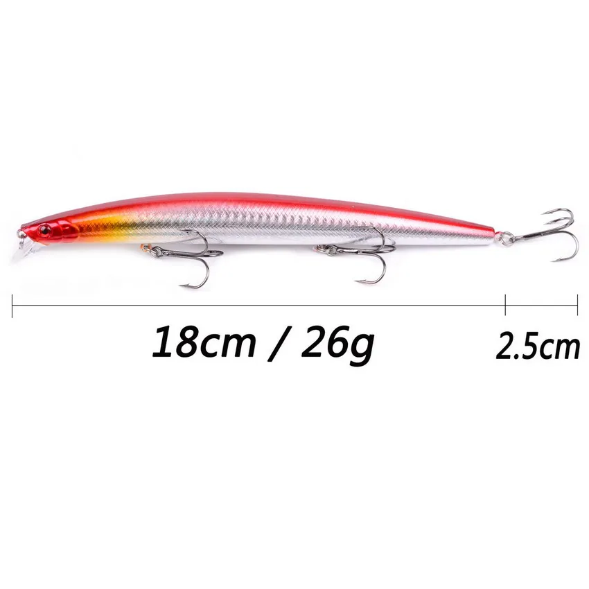 1 قطعة كبيرة الليزر أسماك الصيد السحر 18 سنتيمتر/26g الصيد الطعم الثابت Crankbaits إيسكا Artificiais Pesca البحر المتذبذب السباحة الطعوم 1 قطعة كبيرة الليزر أسماك الصيد السحر 18 سنتيمتر/26g الصيد الطعم الثابت Crankbaits إيسكا Artificiais Pesca البحر المتذبذب السباحة الطعوم