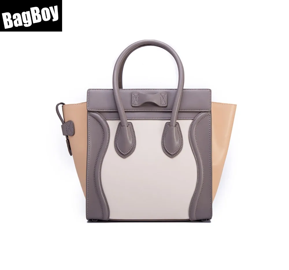 

BagBoy Genuine Leather Hand Bag,Free Shipping,Fashion Weird Face Shoulder Bag,Purse And Luxury Handbag,Crossbody Bag For Women