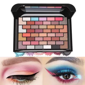 

Miss rose Gold brick maze makeup 68 color eye shadow 8 color blush 4 color powder 3 color eyebrow powder stage makeup makeup set