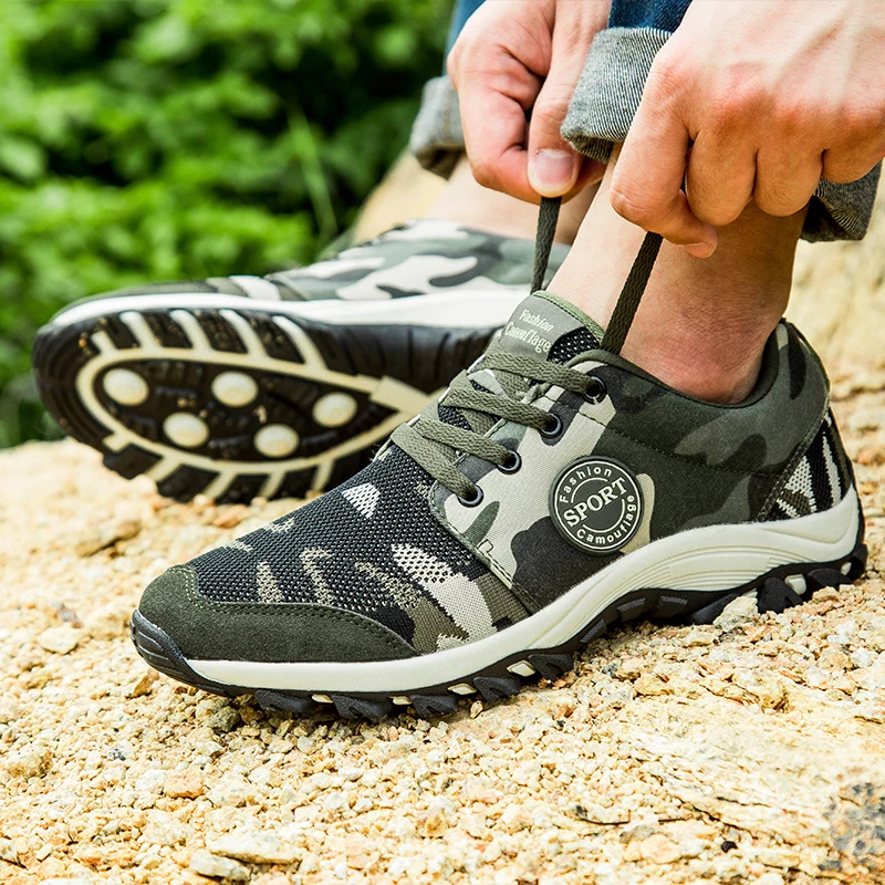 

Lovers Outdoor Hiking Shoes Men & Women Wild Hunting Boots Lightweight Climbing Sneakers Trekking Shoes Breathable Desert Boots