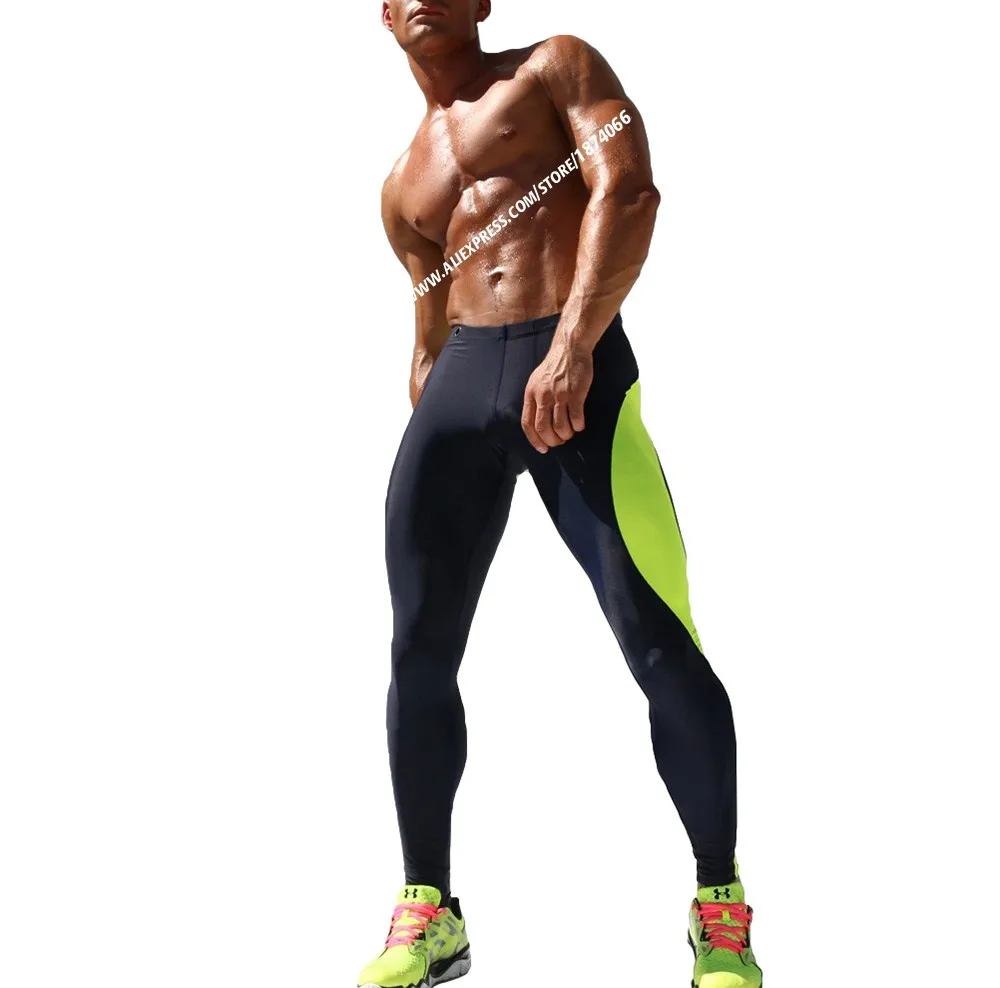 Aimpact Sexy Fashion Skinny Men Sport Pants Athletic Slim Fitted Running Men's Pants Gym Strip Sexy Tight Causal Sweatpants AQ17 (7)