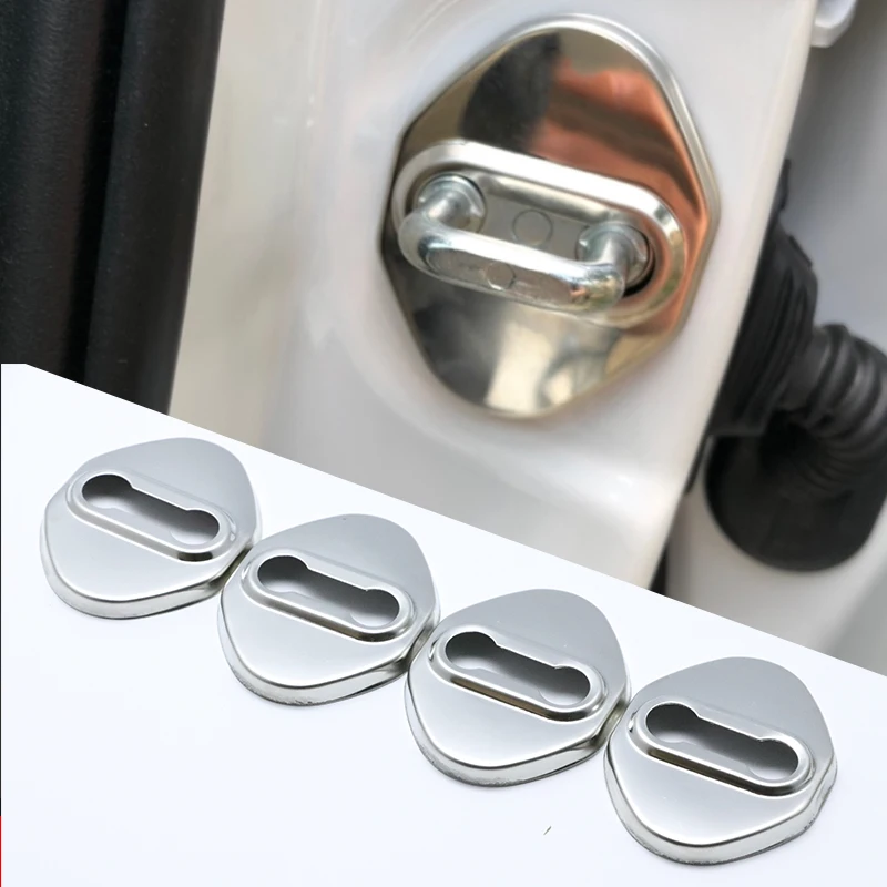 

Excellent Stainless Steel Door Lock Buckle Protective Cover Auto Case For Mazda MX-5 MX5 MX 5 NB NC ND Car Styling