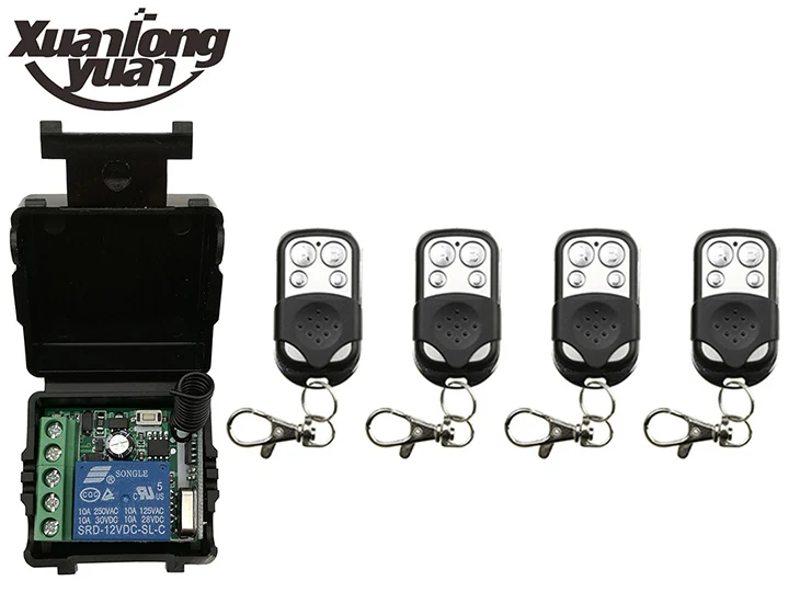 xuanlongyuan DC12V 1CH mini wireless remote control switch system