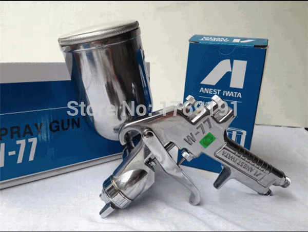 Japan Made Anest Iwata W 77 Manual Spray Gun car paint sray gun w 77Gravity Type