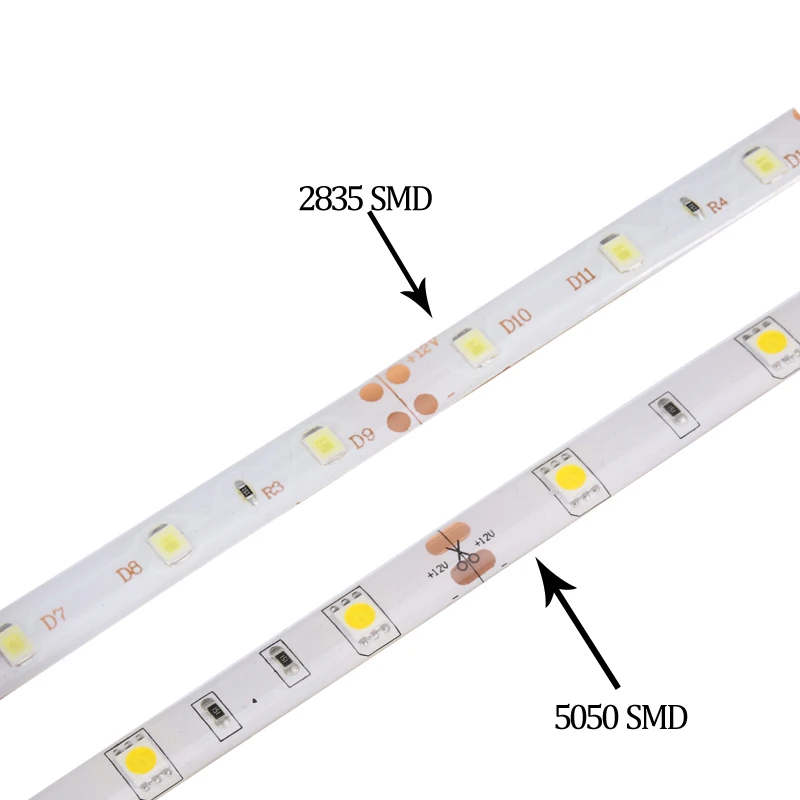 RGB Светодиодная лента 5 м 5050/2835 SMD светодиодный свет без гирлянда светодиодная