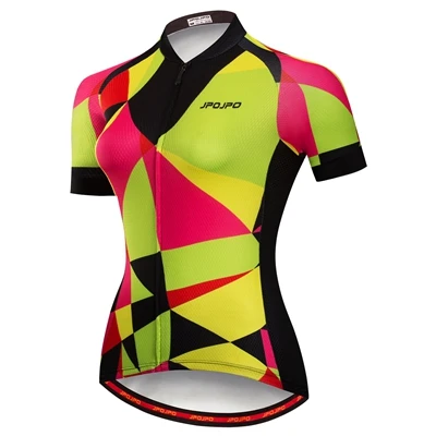 JPOJPO короткие майки для велоспорта одежда для велоспорта Pro Team Roupa Ciclismo женская летняя рубашка для велоспорта MTB велосипедные майки топы - Цвет: JP2001