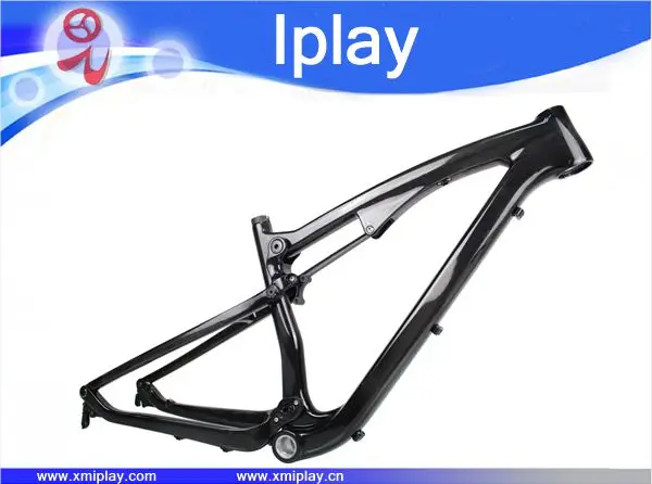 Top IPLAY full suspension carbon all mountain bike frame UD matte 650B mtb frame carbon 27.5er bike frame 20" Bicicleta Frame 0