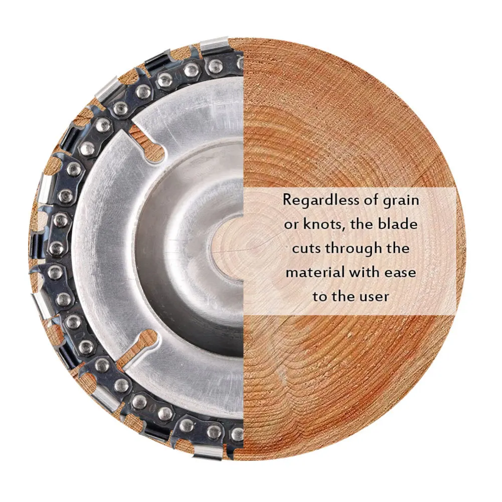 4 дюймов шлифовальный диск и цепи 22 зуб тонкой абразивной вырезать цепь для 100/115 угловая шлифовальная машина Деревообрабатывающий