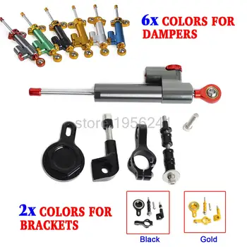 

Steering Damper & Mounting Kit For Yamaha YZF-R1 YZFR1 1998 - 2005 1999 2000 2001 2002 2003 2004 new