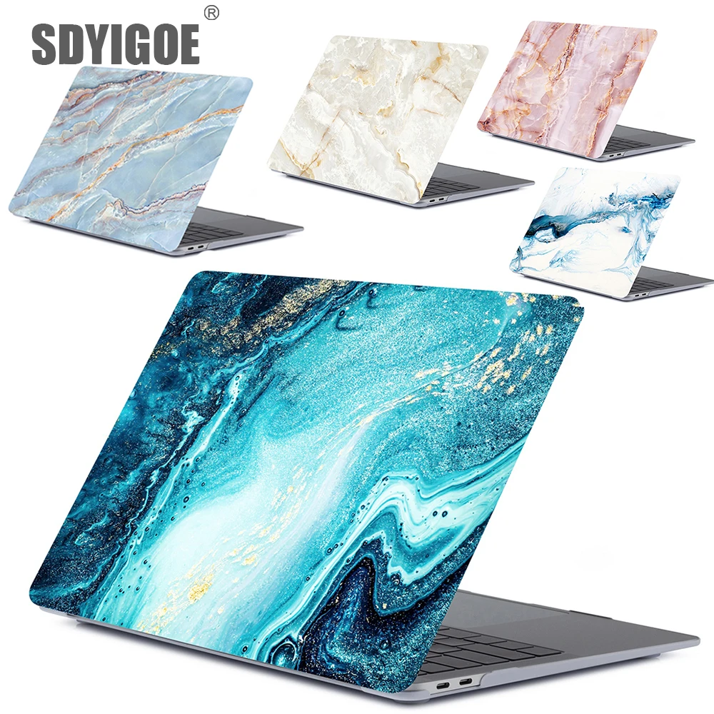 Marble CaseTexture Laptop Case For MacBook 11Air 13Pro Retina for Apple macbook Pro with Touch Bar13