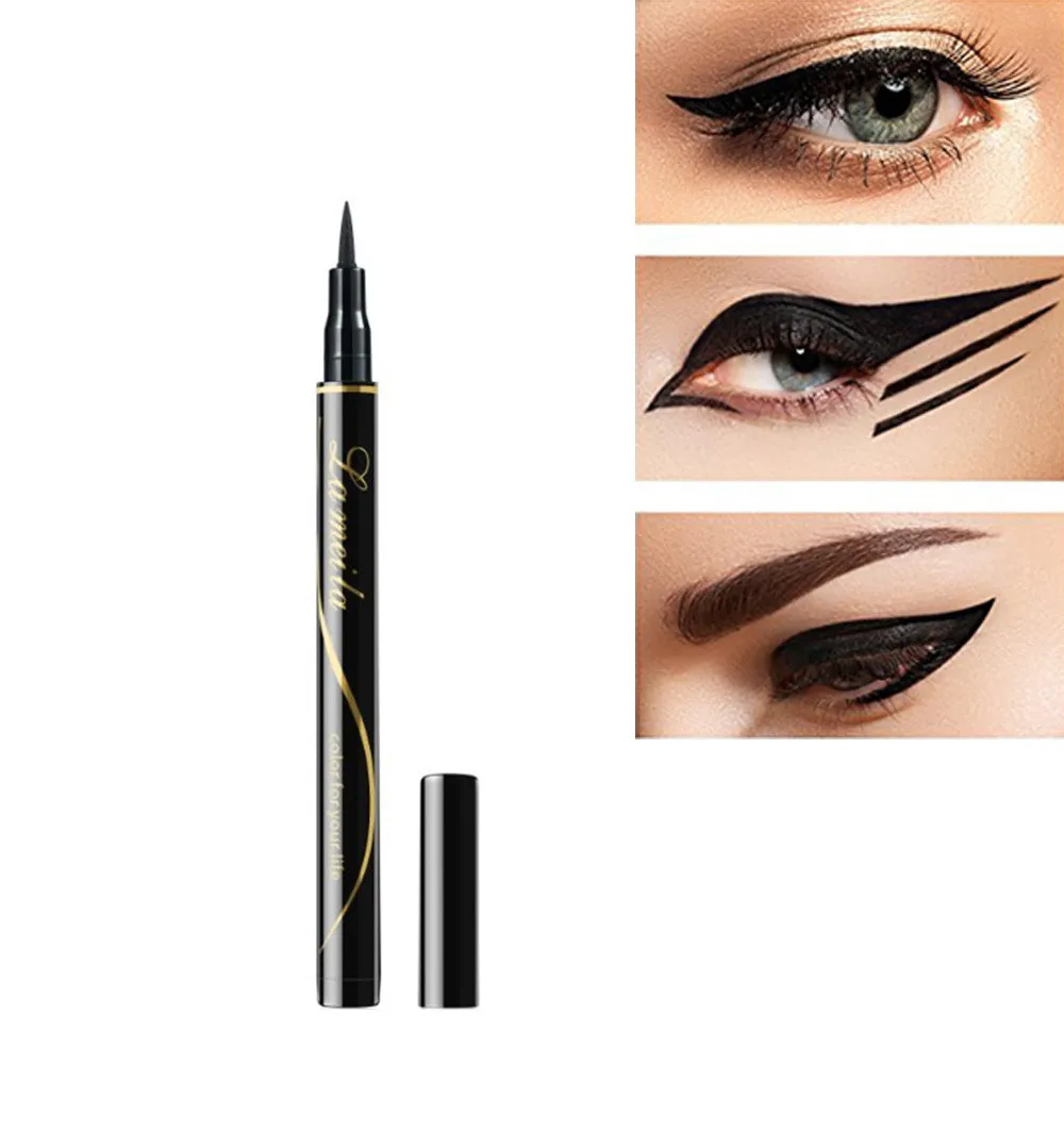 

Black Waterproof Liquid Eyeliner Pencil Eye Liner Pen Lady Cosmetics Make Up Eye Marker Beauty Essentials Eyeliner Contour