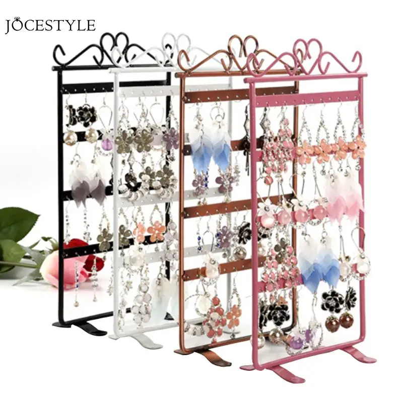 Earrings Necklace Jewelry Stand Holder Display Rack Simple Style Metal Stand Holder Display