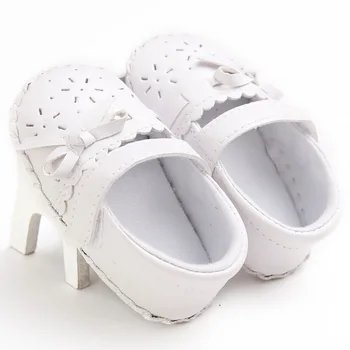

Infant girl empty flower non-slip PU soft bottom soft shoes