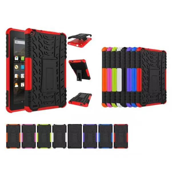 

Waterproof 2019 Hot Rubber Shockproof Hybrid Hard Case Cover Stand Holder For Kindle Fire HD7 high quality Drop Shipping