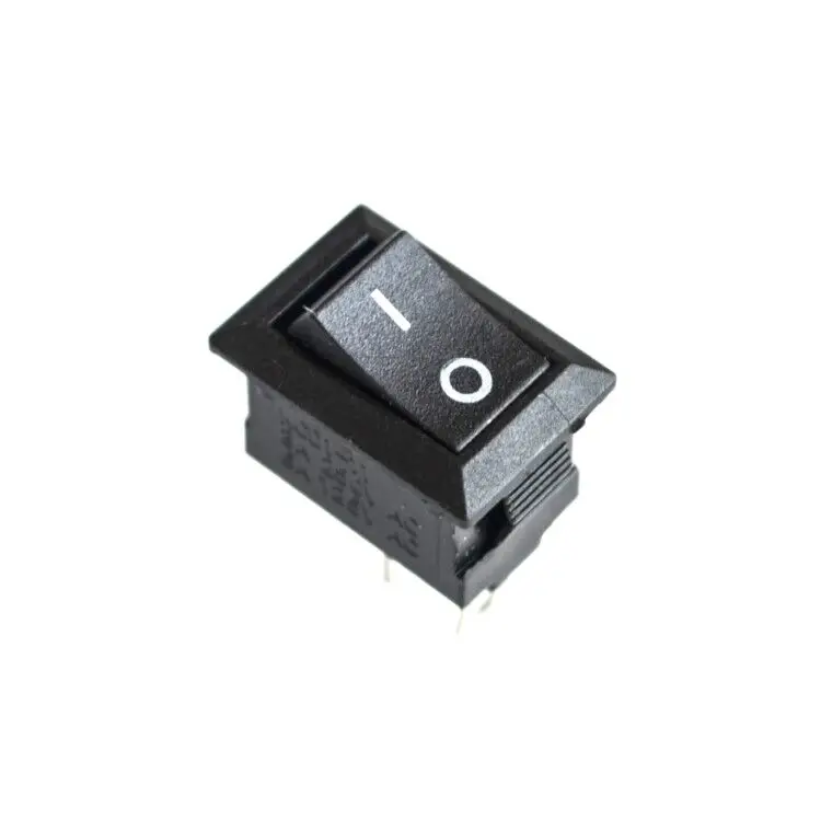 

10pcs/lot Ship Type Switch 15X21 KCD1-101 Black 2Pin 6A/250V ON-OFF 15*21