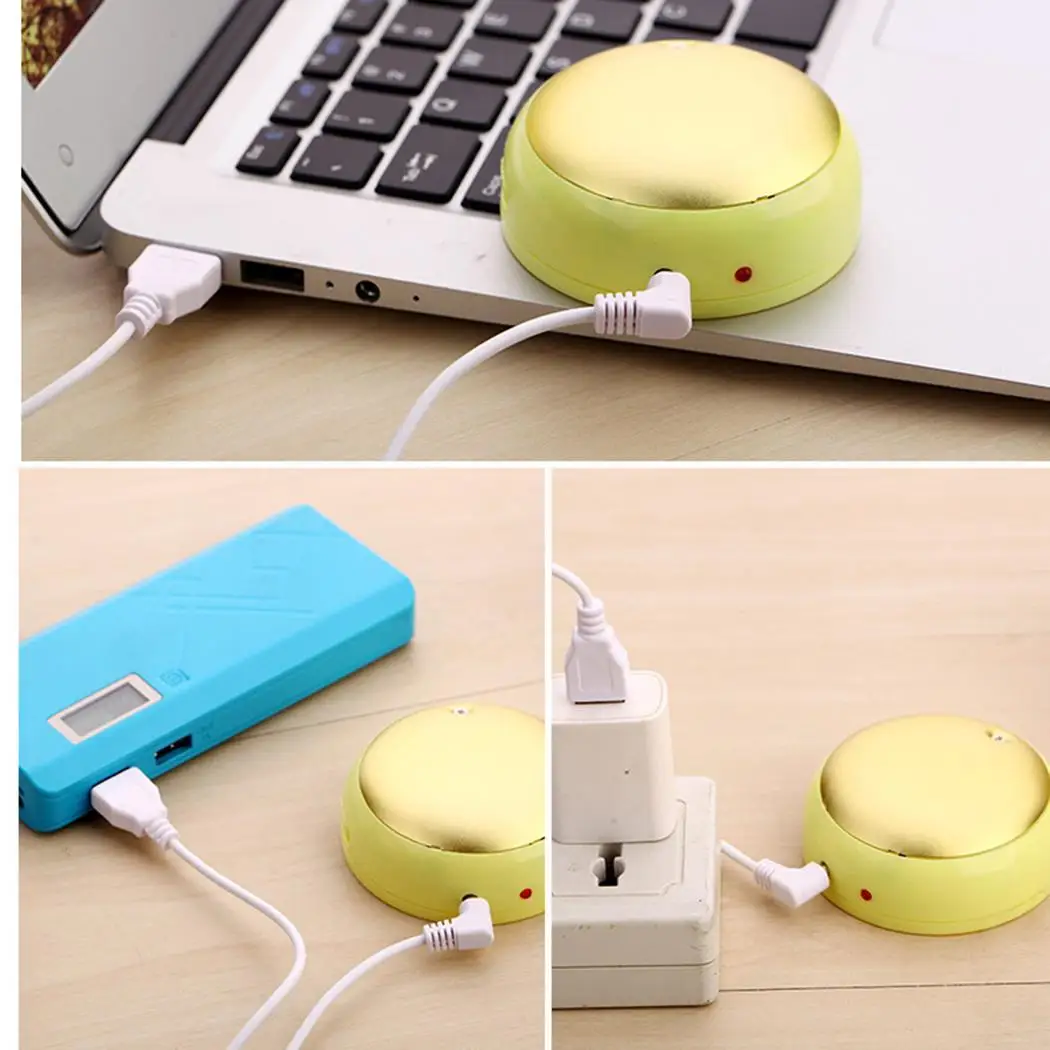 1 шт. маленький карманный обогреватель USB для зарядки портативная Мобильная