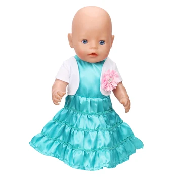 

43-centimeter dress princess dress is also suitable for children's toy accessories worn by 18-inch dolls f421