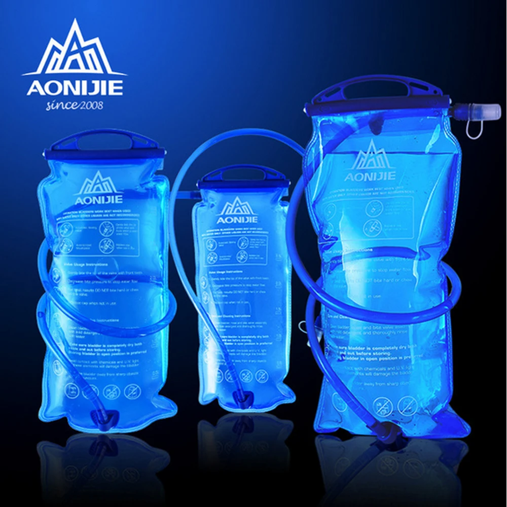 AONIJIE في الهواء الطلق الترطيب ظهره التكتيكية المياه حقيبة زجاجة مقوس للمشي الصيد مع انفصال الشرب أنبوب 1.5/2/ 3L AONIJIE في الهواء الطلق الترطيب ظهره التكتيكية المياه حقيبة زجاجة مقوس للمشي الصيد مع انفصال الشرب أنبوب 1.5/2/ 3L