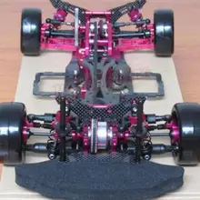 OEM 1/10 сплав и углерод SAKURA D4 AWD EP Дрифт гоночный автомобиль рама обвес комплект RC автомобиль управления# KIT-D4AWD