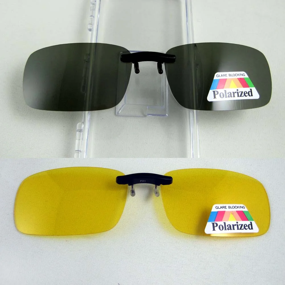 Buy Super Light Polarized Sunglasses Clip on Yellow