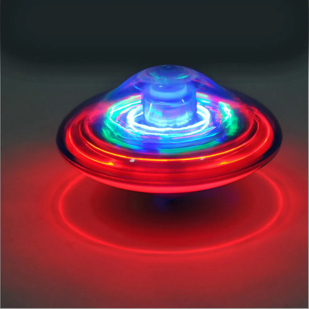 

2019 New Arrival Novel Crown Gyro LED Light Music Flashing Spinning Toy Electric Peg-Top Gift For Children Drop Shipping ye11.19