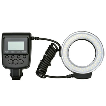 

Macro Ring LED Flash Light RF-600D Phone Ringer Light Camera 3000K-9000K With Four Colors Supports 360 Degree Camera Shooting