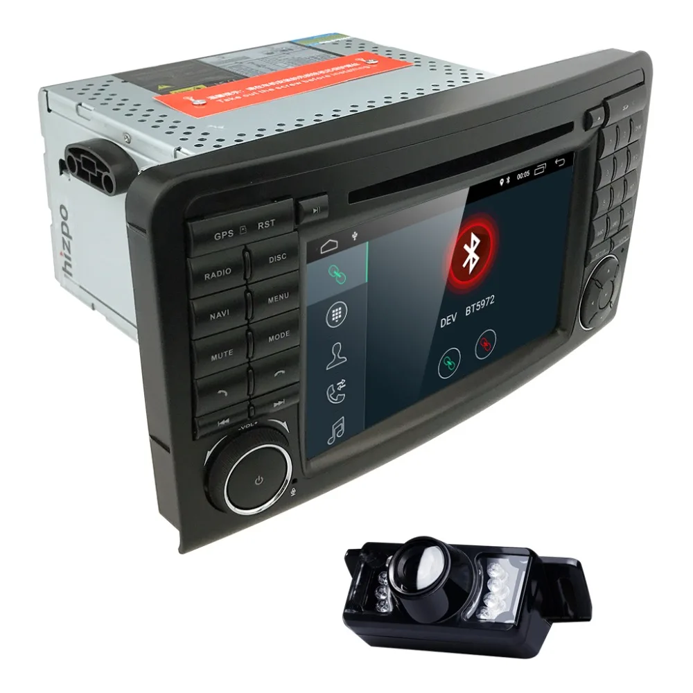 Flash Deal 7"Car Navigation for Mercedes Benz ML GL W164 ML300 ML350 DVD Radio Android8.1 WIFI 4G USB SD CAM-IN OBD2 DAB+ Free Reverse Cam 3
