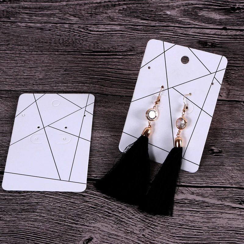 100pcs/lot White Paper Earrings Card Fashion Hairpin Cards Nice Jewelry Organizer Bracelet Necklace Display Packaging Cards Tags 100pcs/lot White Paper Earrings Card Fashion Hairpin Cards Nice Jewelry Organizer Bracelet Necklace Display Packaging Cards Tags