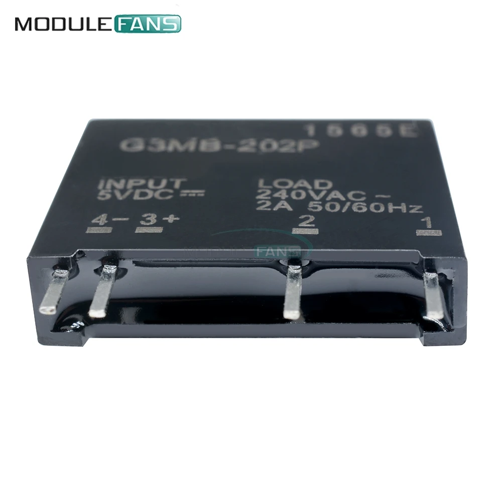 Модуль реле постоянного тока 5V 12V 24V G3MB 202P DC AC PCB SSR твердотельный модуль для